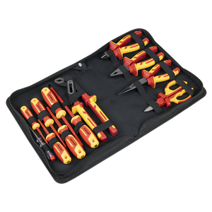 Screwdriver, Pliers & Scissor Set 12pc - VDE Approved - SE-AK83463