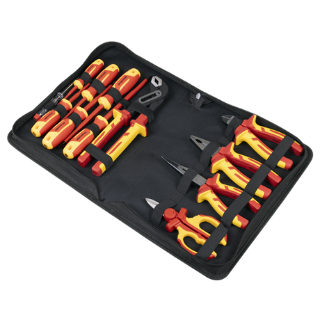 Screwdriver, Pliers & Scissor Set 12pc - VDE Approved - SE-AK83463