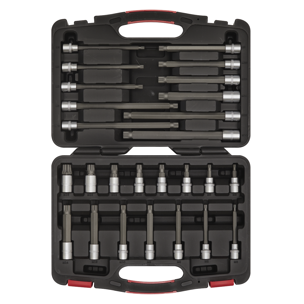 Spline Socket Bit Set 26pc 3/8"Sq Drive - Platinum Series - AK89002 - Farming Parts