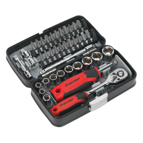 Socket & Bit Set 38pc 1/4"Sq Drive - AK8945 - Farming Parts