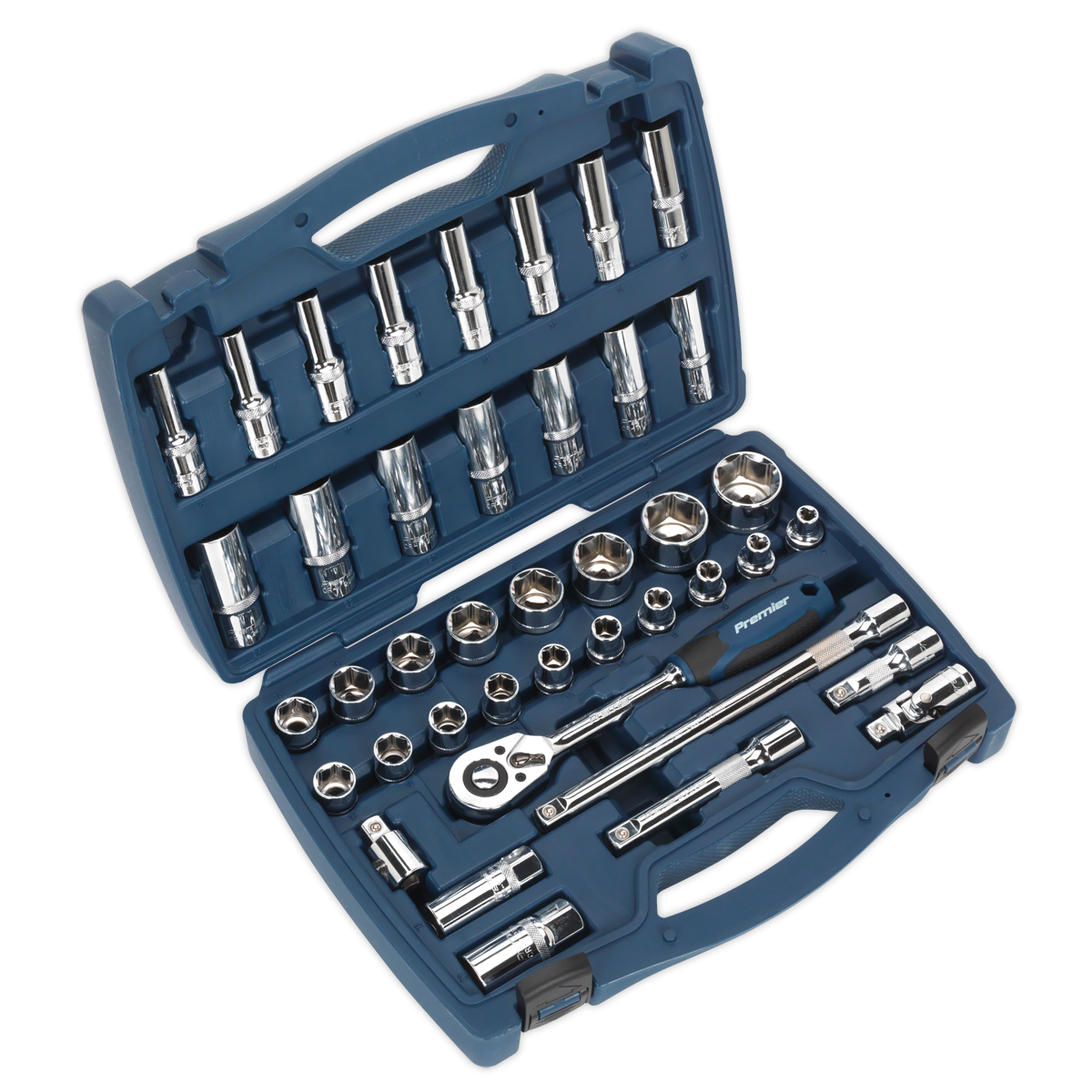 Socket Set 41pc 1/2"Sq Drive WallDrive® Metric - AK8993 - Farming Parts