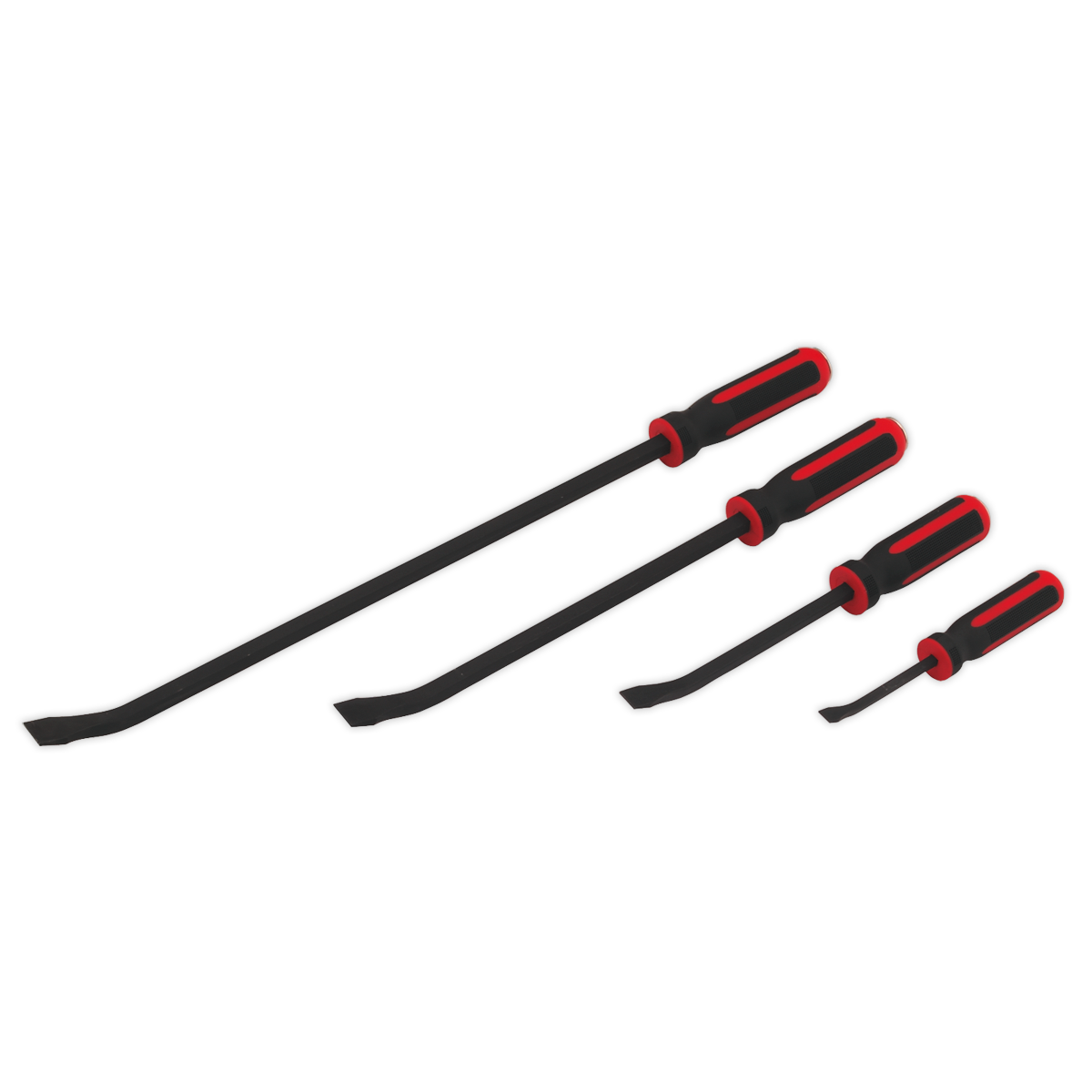 Angled Pry Bar Set 4pc Heavy-Duty with Hammer Cap - AK9105 - Farming Parts