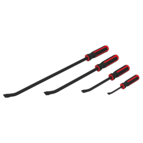 Angled Pry Bar Set 4pc Heavy-Duty with Hammer Cap - AK9105 - Farming Parts