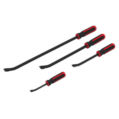 Angled Pry Bar Set 4pc Heavy-Duty with Hammer Cap - AK9105 - Farming Parts