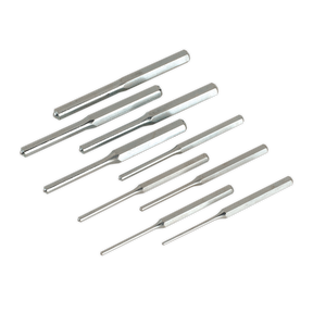 Roll Pin Punch Set 9pc 1/8-1/2" - Imperial - AK9109 - Farming Parts