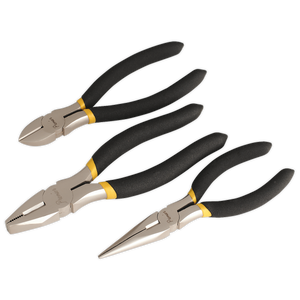 Pliers Set 3pc Ni-Fe Finish - AK9333 - Farming Parts