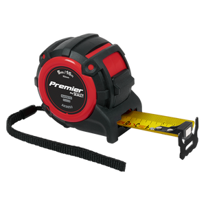 Premier Metric/Imperial Tape Measure Extra-Wide Blade 5m(16ft) x 32mm - SE-AK9850