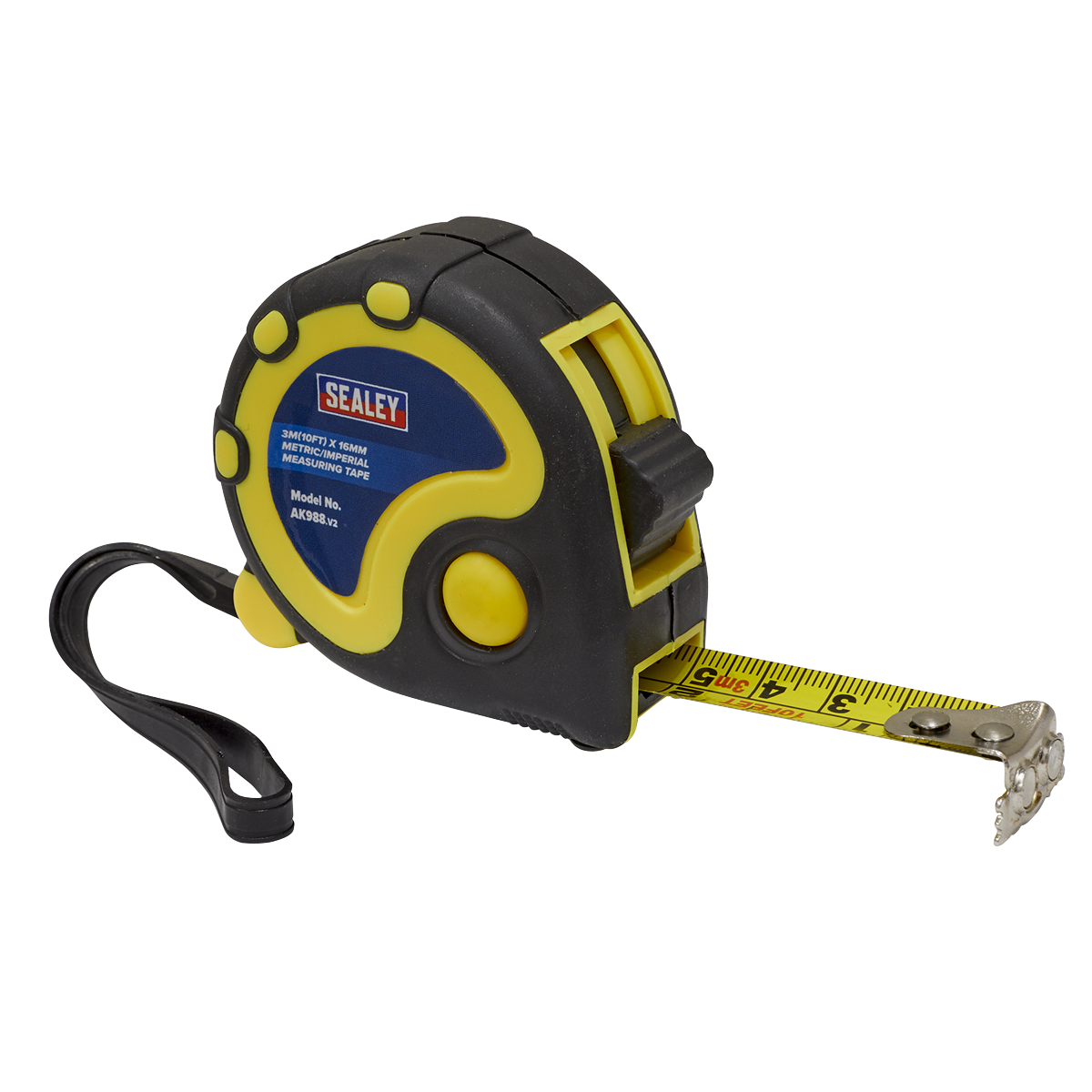 Rubber Tape Measure 3m(10ft) x 16mm - Metric/Imperial - AK988 - Farming Parts