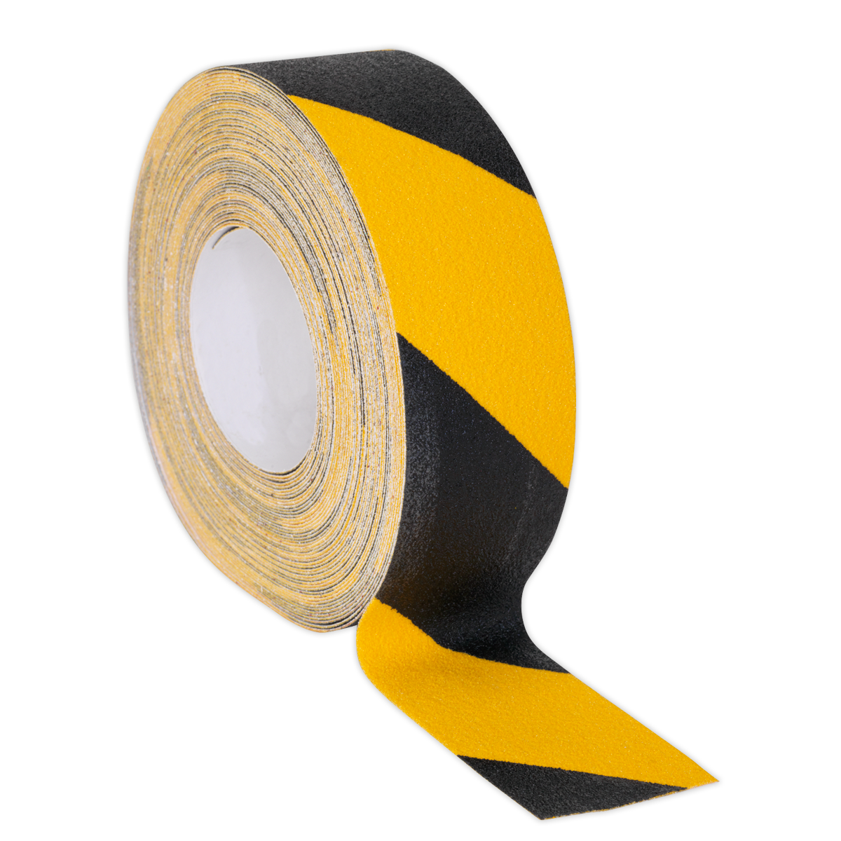 Anti-Slip Tape Self-Adhesive Black Yellow 50mm x 18m - ANTBY18 - Farming Parts
