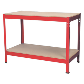 Workbench 1.2m Steel Wooden Top - AP1210 - Farming Parts