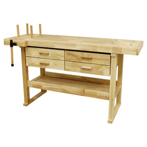 Woodworking Bench with 4 Drawers - AP1640 - Farming Parts