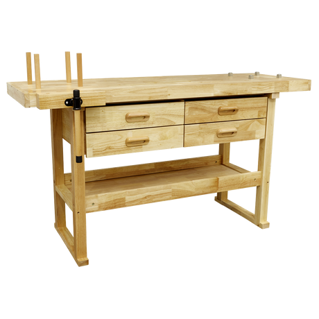 Woodworking Bench with 4 Drawers - AP1640 - Farming Parts