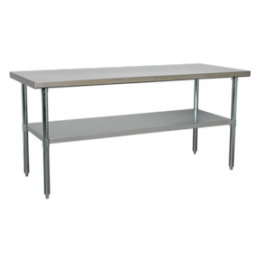 Stainless Steel Workbench 1.8m - AP1872SS - Farming Parts