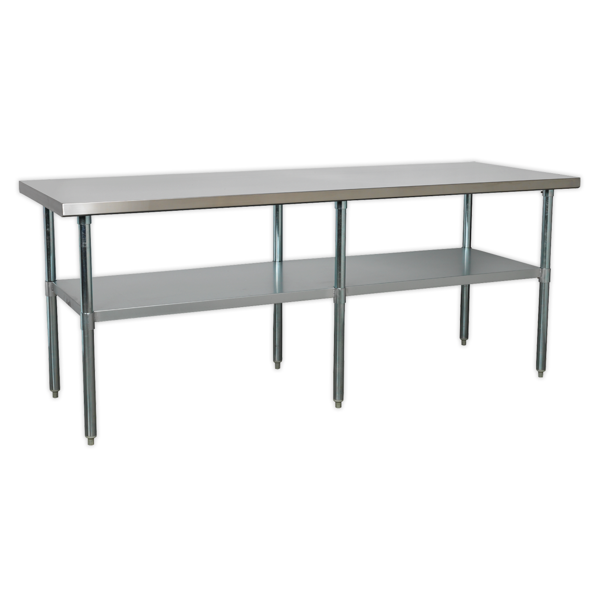 Stainless Steel Workbench 2.1m - AP2184SS - Farming Parts