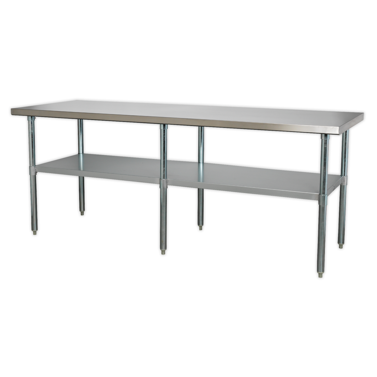 Stainless Steel Workbench 2.1m - AP2184SS - Farming Parts