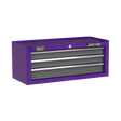 Mid-Box 3 Drawer with Ball-Bearing Slides - Purple/Grey - AP22309BBCP - Farming Parts