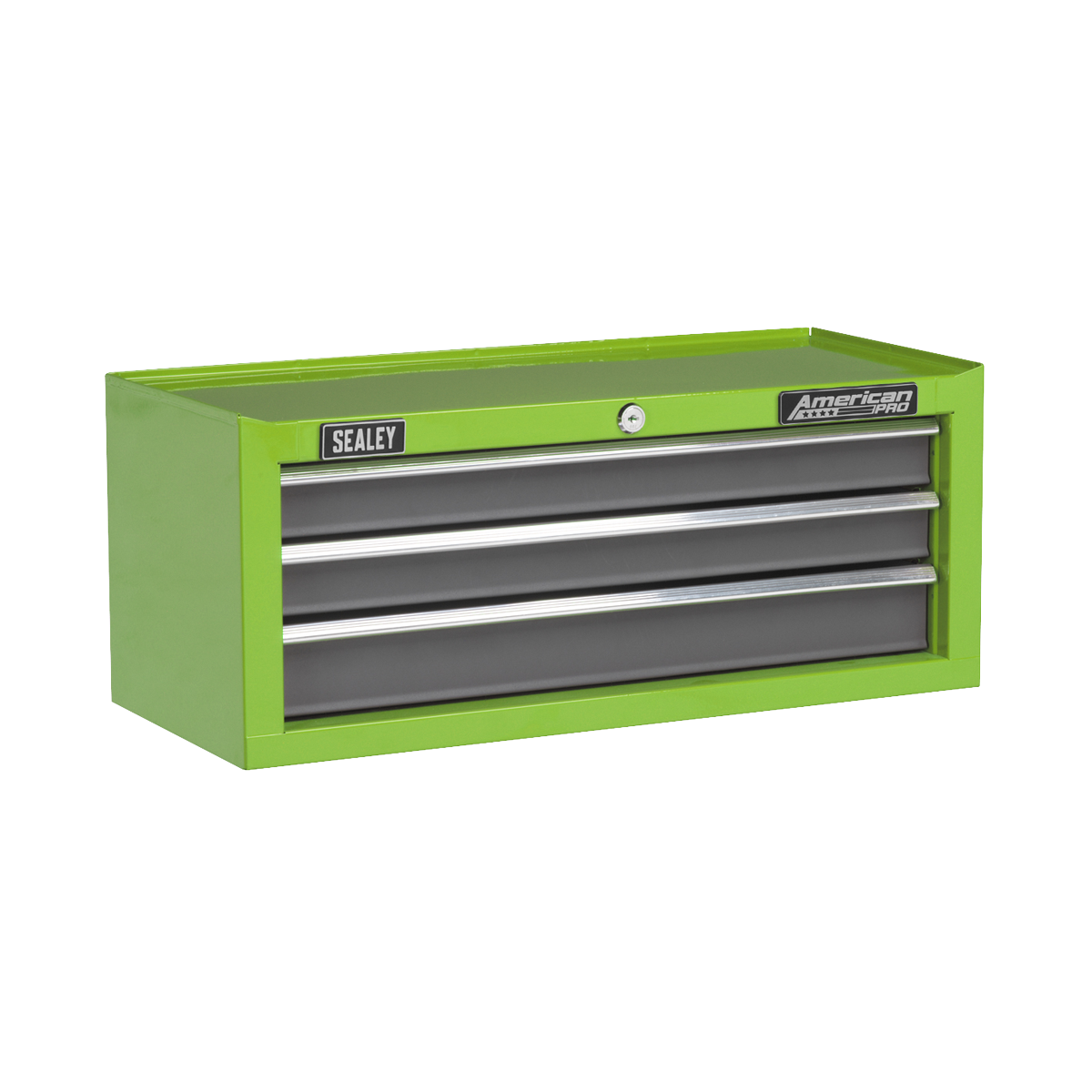 Mid-Box 3 Drawer with Ball-Bearing Slides - Green/Grey - AP22309BBHV - Farming Parts