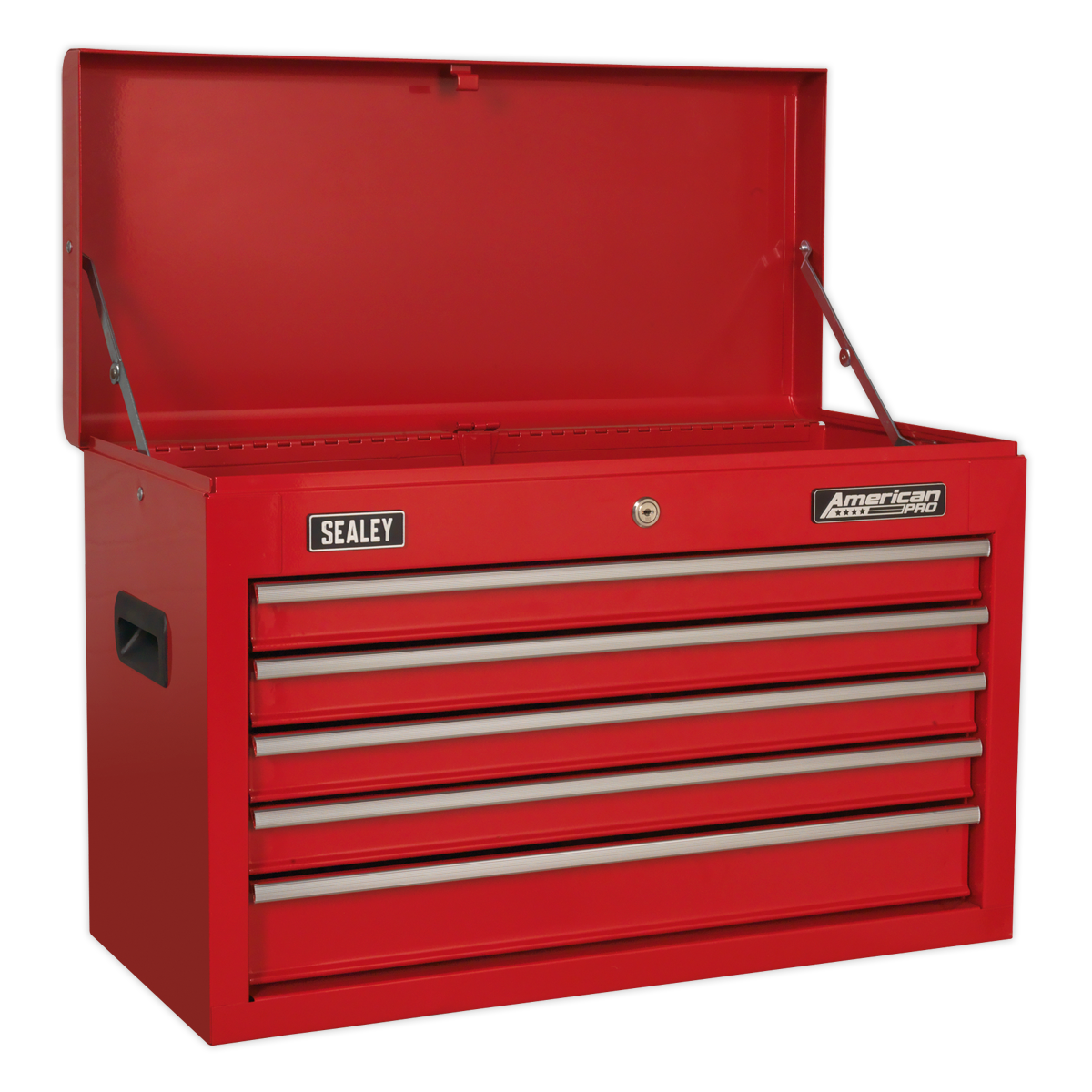 Topchest 5 Drawer with Ball-Bearing Slides - Red - AP225 - Farming Parts