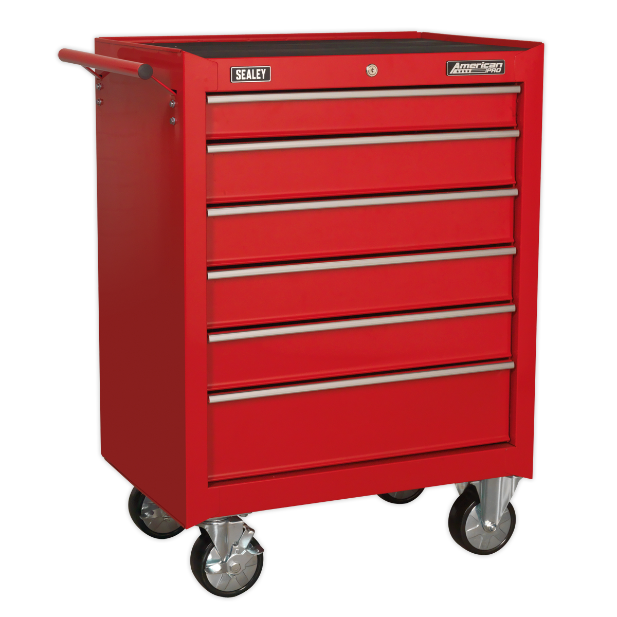 Rollcab 6 Drawer with Ball-Bearing Slides - Red - AP226 - Farming Parts