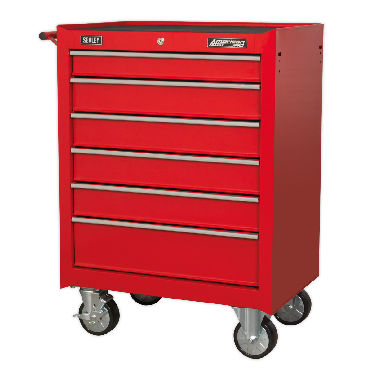 Rollcab 6 Drawer with Ball-Bearing Slides - Red - AP226 - Farming Parts