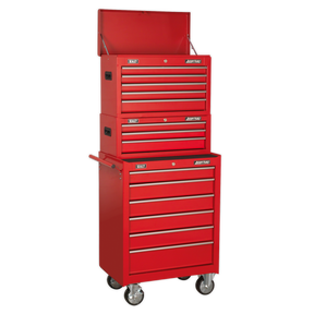 Topchest, Mid-Box & Rollcab 14 Drawer Stack - Red - AP22STACK - Farming Parts