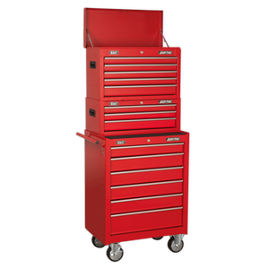 Topchest, Mid-Box & Rollcab 14 Drawer Stack - Red - AP22STACK - Farming Parts