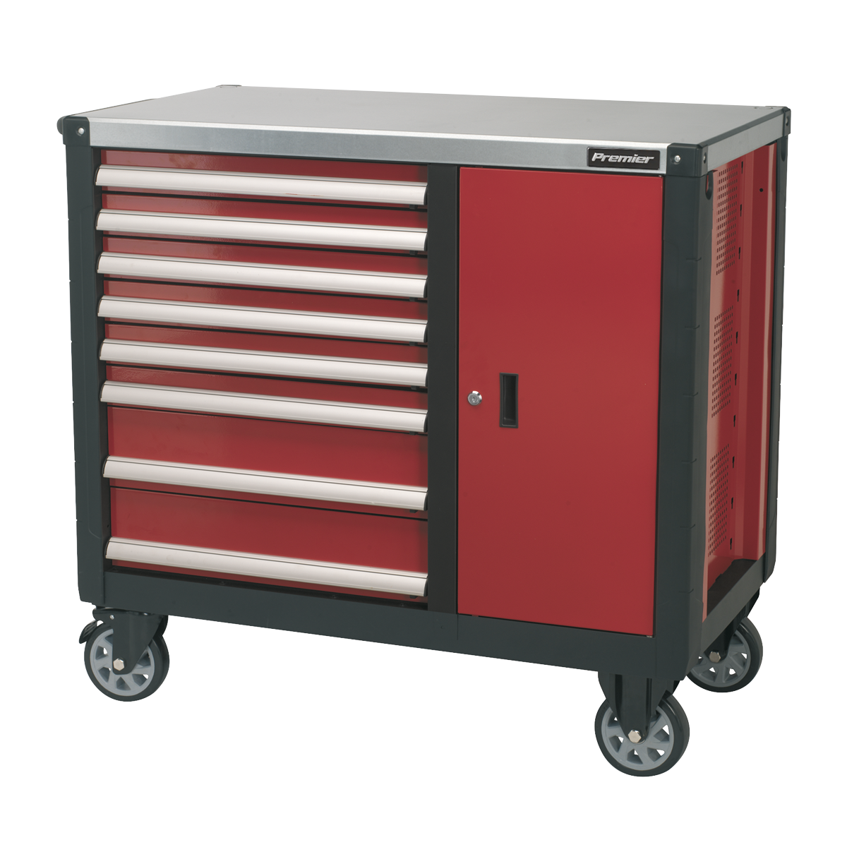 Mobile Workstation 8 Drawer with Ball-Bearing Slides - AP2418 - Farming Parts