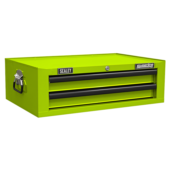 Sealey | Superline PRO® Mid-Box Tool Chest 2 Drawer - Green/Black - AP26029THV