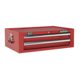 Mid-Box 2 Drawer with Ball-Bearing Slides - Red - AP26029T - Farming Parts