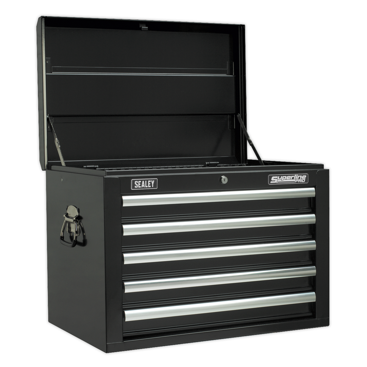 Topchest 5 Drawer with Ball-Bearing Slides - Black - AP26059TB - Farming Parts