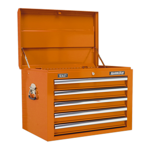 Topchest 5 Drawer with Ball-Bearing Slides - Orange - AP26059TO - Farming Parts