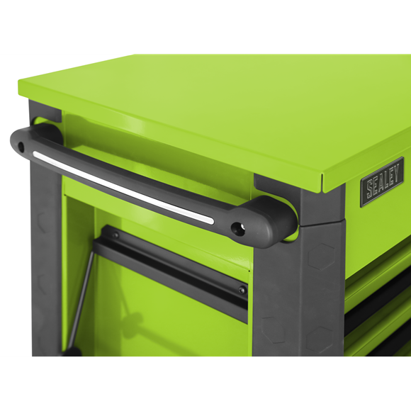 Superline Pro® Tool Trolley 6 Drawer - Green - SE-AP266HV