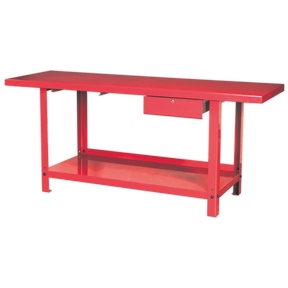 Workbench Steel 2m with 1 Drawer - AP3020 - Farming Parts