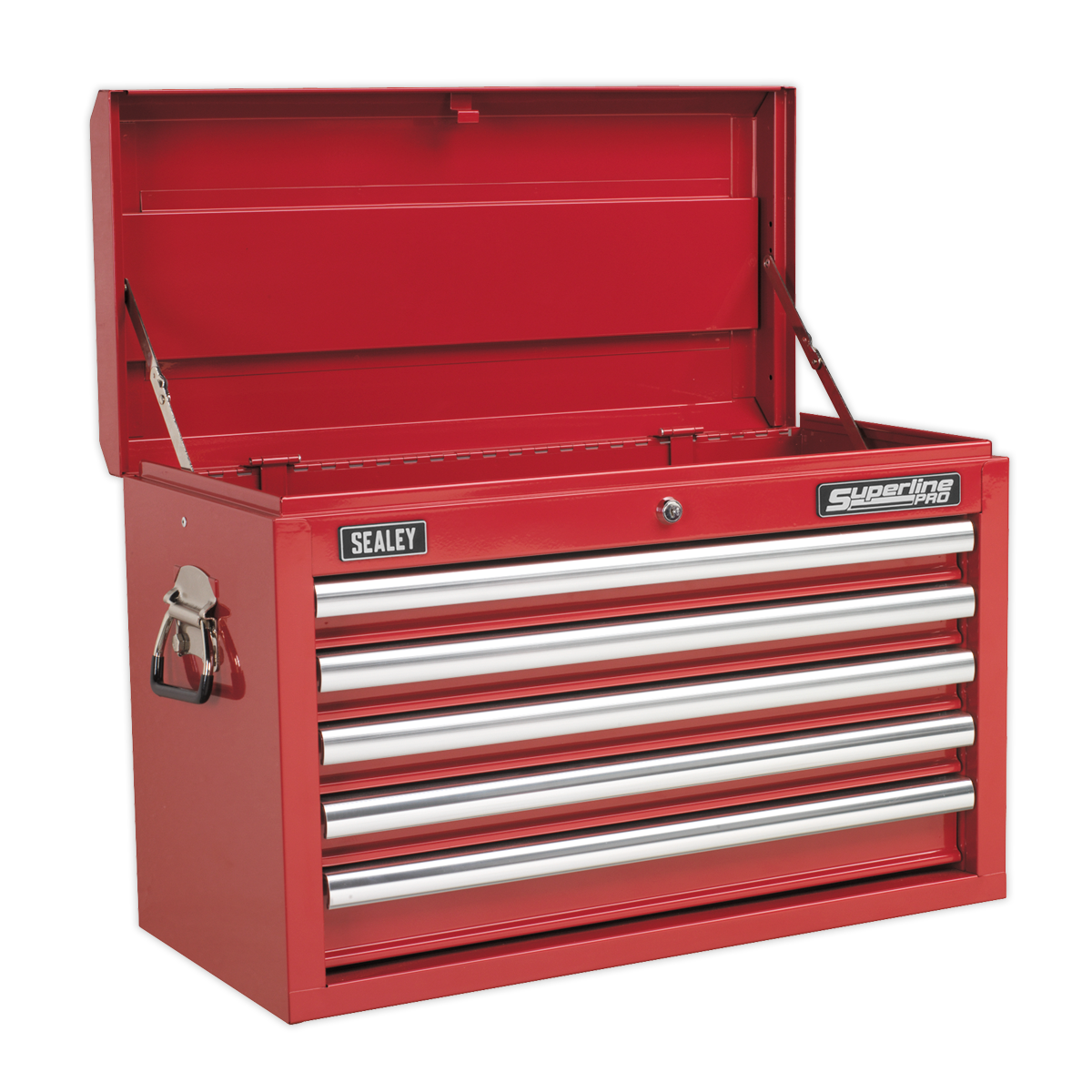 Topchest 5 Drawer with Ball-Bearing Slides - Red & 140pc Tool Kit - AP33059COMBO - Farming Parts