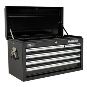 Topchest 6 Drawer with Ball-Bearing Slides - Black - AP33069B - Farming Parts