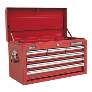 Topchest 6 Drawer with Ball-Bearing Slides - Red - AP33069 - Farming Parts