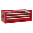 Mid-Box 3 Drawer with Ball-Bearing Slides - Red - AP33339 - Farming Parts
