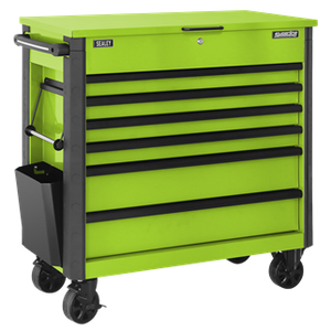 Sealey | Tool Trolley 6 Drawer - Green - AP366HV