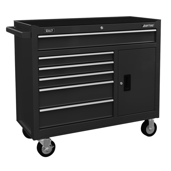 Sealey | American PRO® Rollcab 6 Drawer - Black - AP4106B