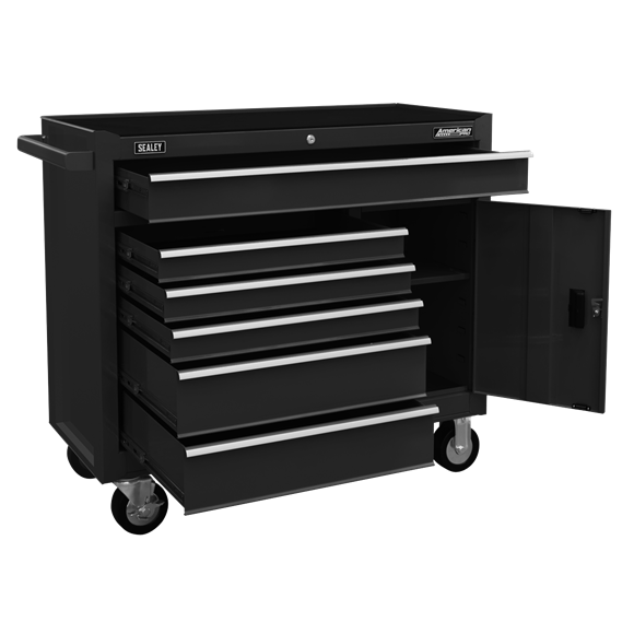 Sealey | American PRO® Rollcab 6 Drawer - Black - AP4106B