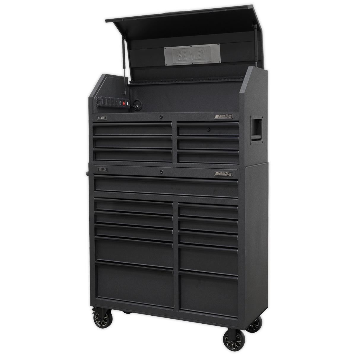 Tool Chest 17 Drawer Combination Soft Close Drawers with Power Strip - AP41BESTACK - Farming Parts