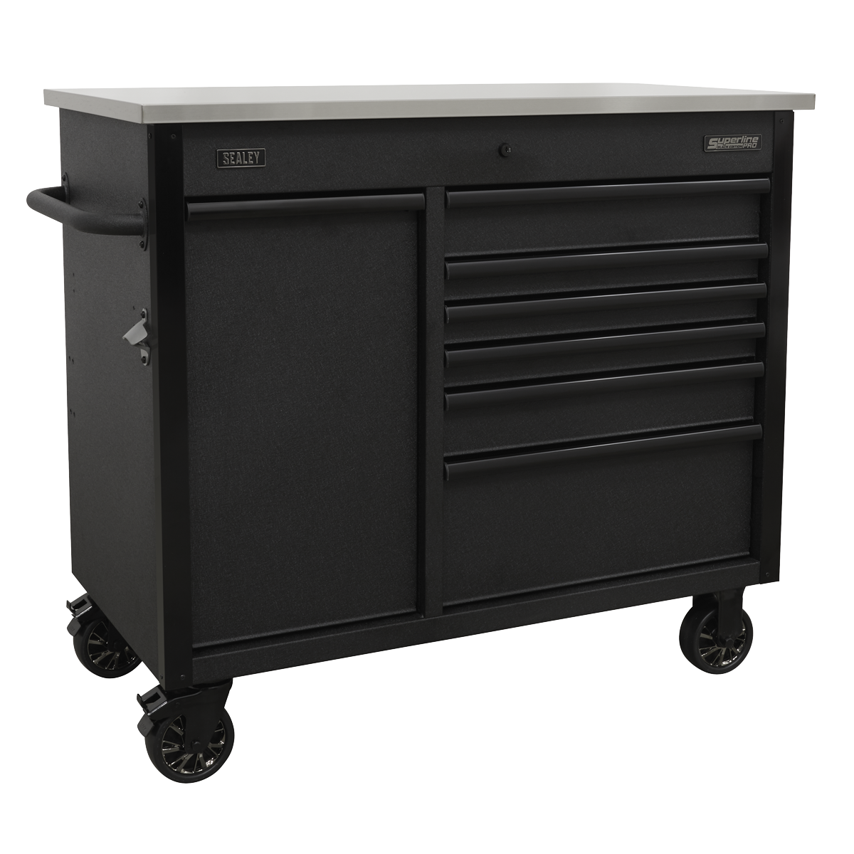 Mobile Tool Cabinet 1120mm with Power Tool Charging Drawer - AP4206BE - Farming Parts