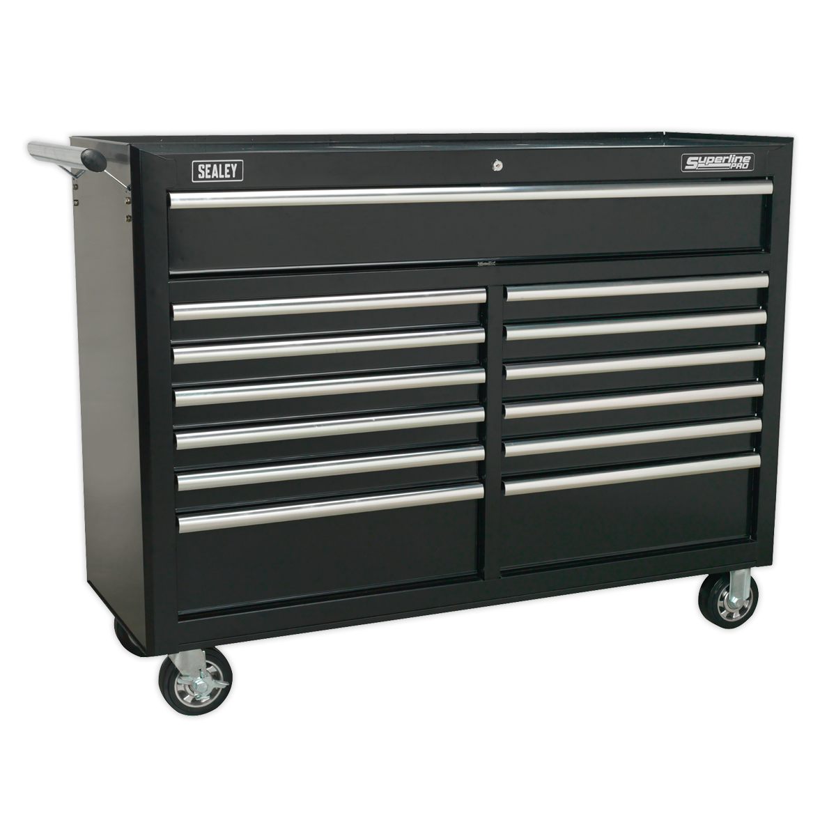 Rollcab 13 Drawer with Ball-Bearing Slides - Black - AP5213TB - Farming Parts