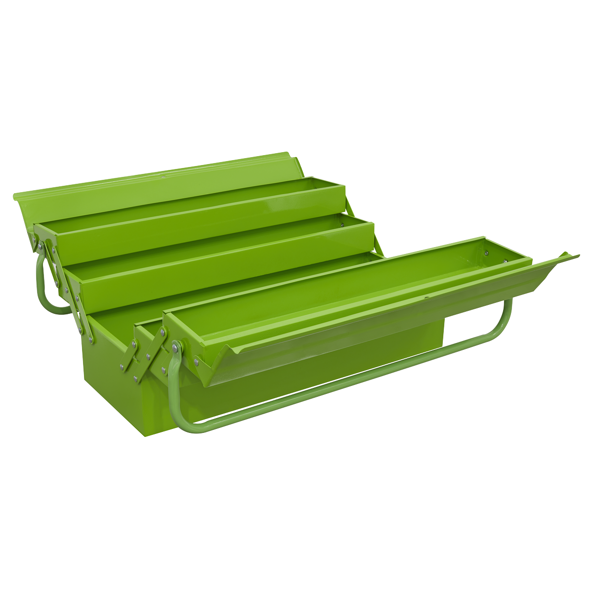 Cantilever Toolbox 4 Tray 530mm Green - AP521HV - Farming Parts