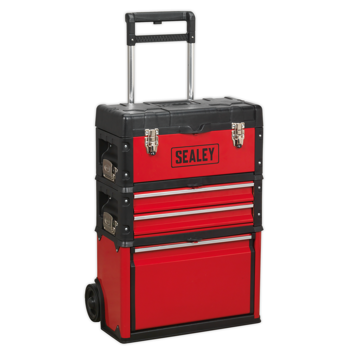 Mobile Steel/Composite Toolbox - 3 Compartment - AP548 - Farming Parts