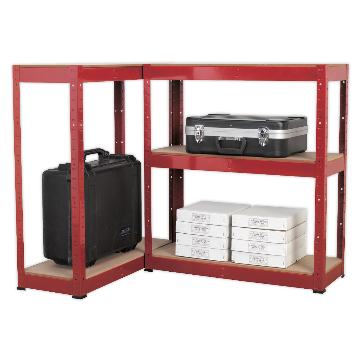 Racking Unit with 5 Shelves 150kg Capacity Per Level - AP6150 - Farming Parts