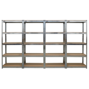 Sealey | Racking Unit 5 Shelf 150kg Capacity Per Level - Set of 4 - AP6150GSCOMBO