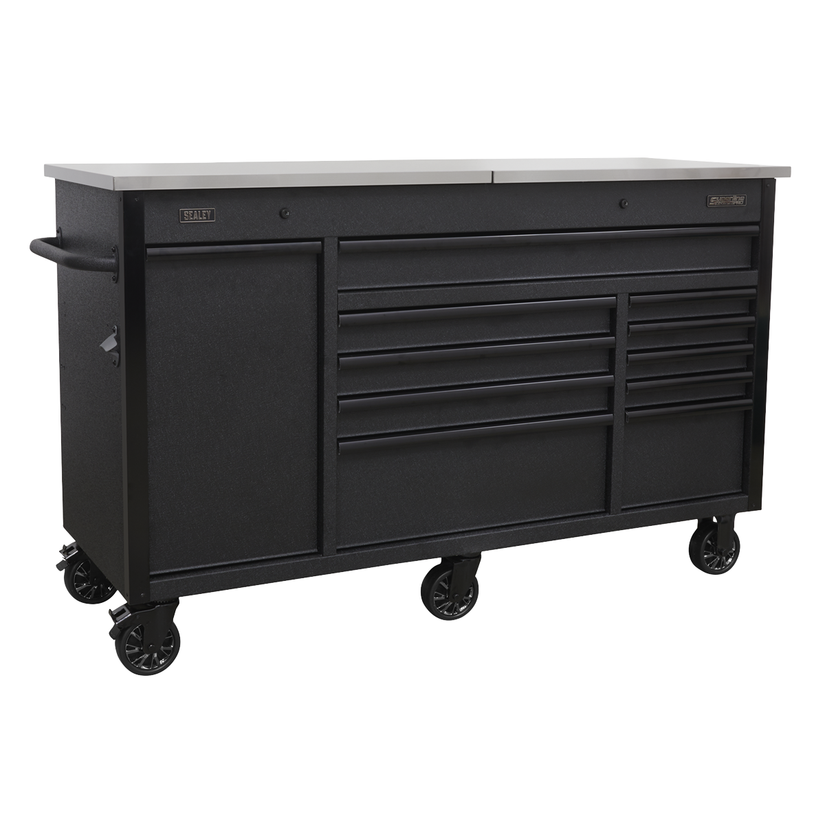 Mobile Tool Cabinet 1600mm with Power Tool Charging Drawer - AP6310BE - Farming Parts