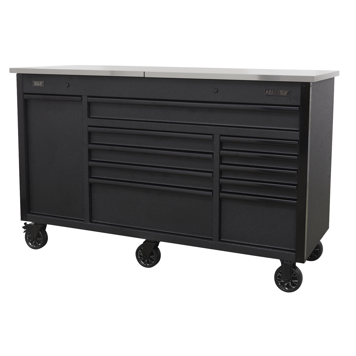 Mobile Tool Cabinet 1600mm with Power Tool Charging Drawer - AP6310BE - Farming Parts