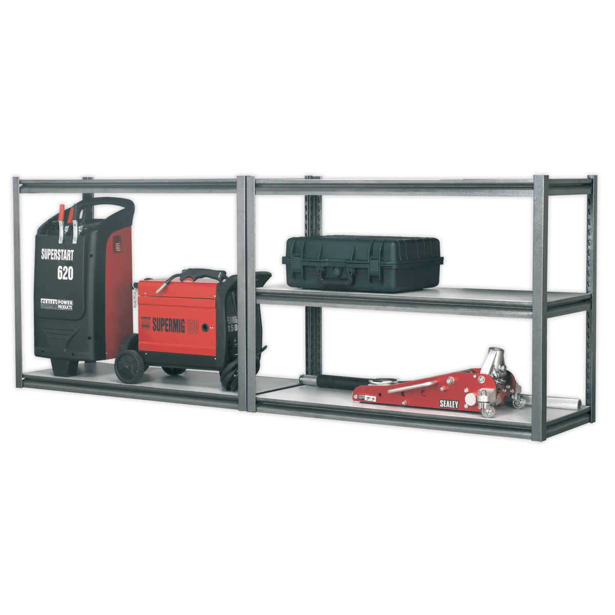 Racking Unit with 5 Shelves 600kg Capacity Per Level - AP6548 - Farming Parts